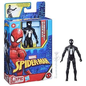 Figurina Marvel Spider-Man, Epic Hero, Symbiote Suit, 10 cm imagine