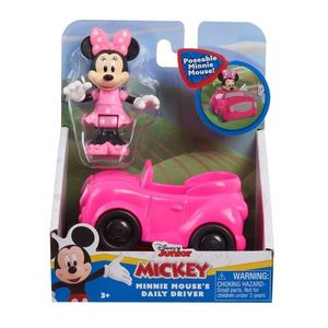 Figurina Disney Minnie Mouse cu masinuta, 38487 imagine