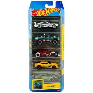Set masinute Hot Wheels, Car Meet, HLY78, 1: 64 (5 modele) imagine