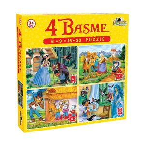 Puzzle Noriel - 4 Basme (6, 9, 15, 20 piese) imagine