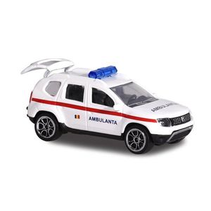 Masinuta Dacia Duster Majorette, 7.5 cm, Ambulanta imagine