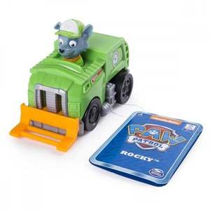 Figurina cu vehicul de curatenie Paw Patrol - Rocky imagine