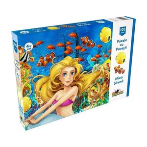 Puzzle Noriel cu povesti - Mica Sirena, 100 Piese imagine