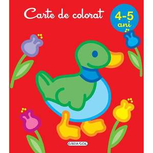 Carte Editura Girasol, Carte de colorat 4-5 ani imagine