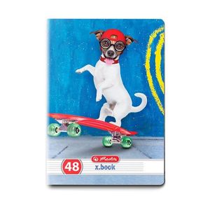 Caiet dictando Herlitz, A5, 48 file, Cool Dog imagine