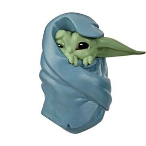 Figurina Star Wars Baby Yoda, Blanket Wrapped, F12215l00, 6 cm imagine