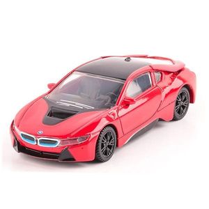 Masinuta Rastar BMW I8, Rosu, 1: 43 imagine