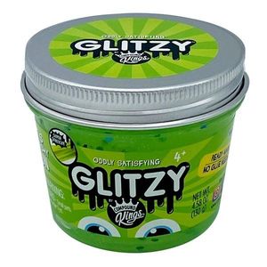 Gelatina Compound Kings - Slime Glitzy, Green, 130 g imagine