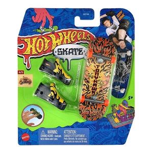 Set mini placa skateboard cu pantofi, Hot Wheels, Tony Hawk, Moon Howler, HVJ84 imagine