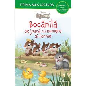 Disney Iepurasi, Bocanila se joaca cu numere si forme, Carte cu despartiri in silabe, Nivelul 2 imagine