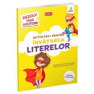 Activitati pentru invatarea literelor 3-5 ani. Rezolv fara ajutor! imagine