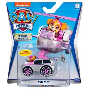 Masinuta cu figurina Paw Patrol True Metal, Skye 20120842 imagine