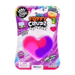 Slime parfumat cu surpriza, Compound Kings, Neon Fluffy Cloudz, Sweet Candy, 90 g imagine