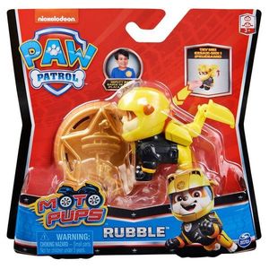 Figurina Paw Patrol Moto Pups, Rubble, 20130055 imagine