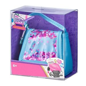 Mini gentuta de mana cu 6 surprize, Real Littles, Handbag, S3, Albastru imagine