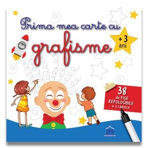 Prima mea carte cu grafisme, 35 de file refolosibile si carioca imagine