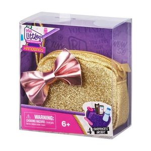 Mini ghiozdanel cu 4 surprize, Real Littles, S4, Auriu imagine