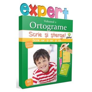 Ortograme, scrie si sterge, vol. 2, ciclul primar imagine