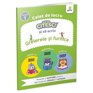 Greierele si furnica, Pot sa citesc si sa scriu, Nivel 1 imagine