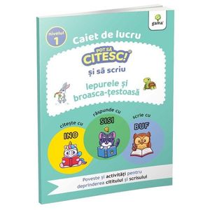 Iepurele si broasca-testoasa, Pot sa citesc si sa scriu, Nivel 1 imagine