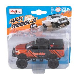 Masinuta 4X4 Rebels Maisto, Jeep, Rosu, 1: 64 imagine