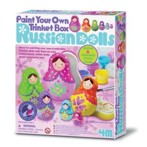 Set creativ de pictat, 4M, Cutiute Matrioshka imagine