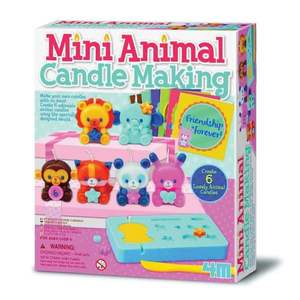 Set creativ DIY, 4M, Realizeaza lumanari in forma de animalute imagine