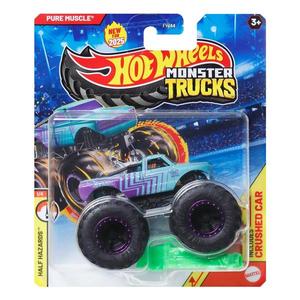 Masinuta Hot Wheels, Monster Truck, Pure Muscle, JCF08 imagine