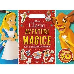 Disney Clasic, Aventuri magice, Carte de colorat cu autocolante imagine