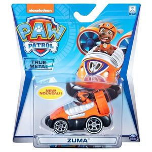 Masinuta cu figurina Paw Patrol True Metal, Zuma 20115877 imagine