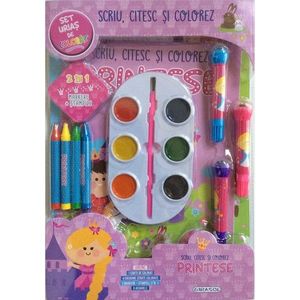 Scriu, citesc si colorez, Printese imagine