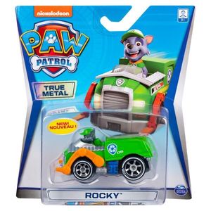 Masinuta cu figurina Paw Patrol True Metal, Rocky, 20120841 imagine