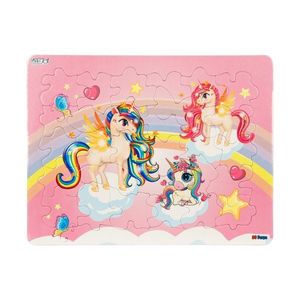 Puzzle Witty Puzzlezz, 30 piese, Unicorni imagine