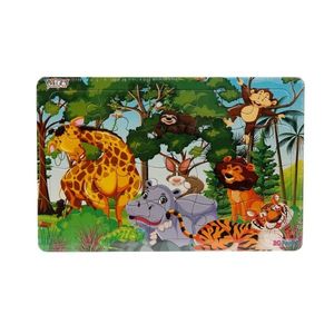 Puzzle Witty Puzzlezz, 20 piese, Prietenii din jungla imagine
