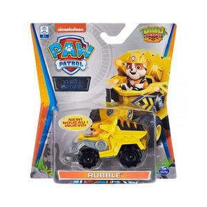 Masinuta cu figurina Paw Patrol True Metal, Rubble, 20125371 imagine