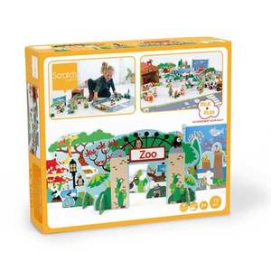 Puzzle, Scratch, Viata la Zoo, 12 piese imagine