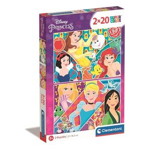 Puzzle Clementoni Disney Princess, 2 x 20 piese imagine