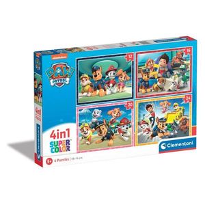 Puzzle 4 in 1 Clementoni Paw Patrol, 12-16-20-24 piese imagine