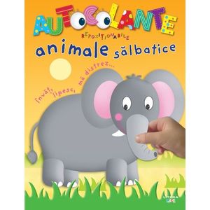 Animale salbatice, Autocolante repozitionabile, reeditare imagine