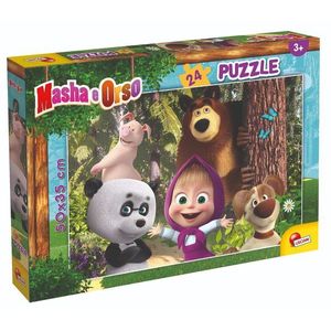 Puzzle Lisciani Masha, Sa fim prieteni, Plus, 24 piese imagine