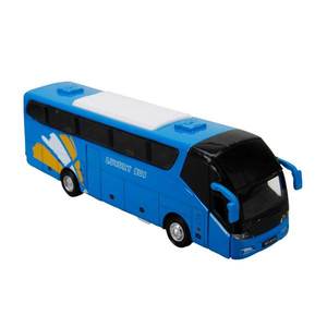 Autocar cu Lumini si Sunete, Maxx Wheels, Albastru 16 Cm imagine