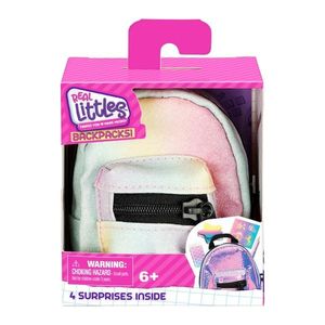 Mini ghiozdanel cu 4 surprize, Real Littles, S6, Curcubeu imagine