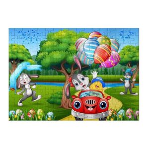 Puzzle Witty Puzzlezz, Iepuras, 100 piese imagine