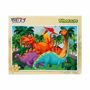Puzzle dinozauri, 100 piese imagine