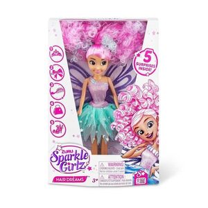 Set de joaca Sparkle Girlz, Papusa Hair Dreams, Roz imagine