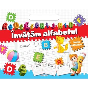 Bloc cu abtibilduri - Invatam alfabetul imagine
