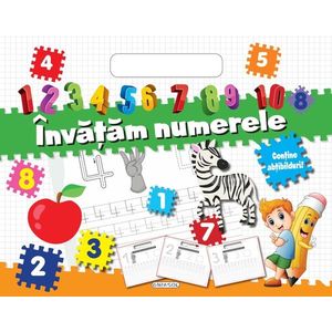 Invatatoarea. Carte de colorat cu abtibilduri - *** imagine