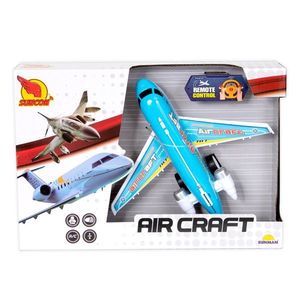 Avion cu telecomanda si lumini, Suncon Aircraft, Bleu imagine