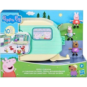 Set de joaca cu figurine, Peppa Pig, Caravana lui Peppa, F8863 imagine