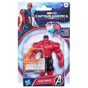 Figurina articulata, Avengers, Captain America Hulk Rosu, 10 cm, G0072 imagine
